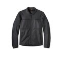 Willie G Skull Graphic Leather Riding Jacket - M: 