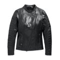 Women's Ozello Perforated Leather Jacket - L: 