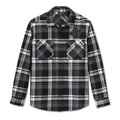 Men's Bar & Shield Flannel Shirt - Plaid - S: 