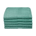 Bunty Plush 100% Cotton Face Cloth (Harbor Gray)(Pack of 5)(450gsm)(30cm): 