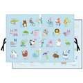 Chenshia Magnetic Baby Car Sun Shade Double Sided Dino Sun Widow Shield - Letters: 