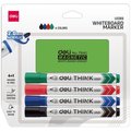 Deli Whiteboard Marker and Eraser Set Bullet Tip:2.0mm 5 pcs: 