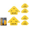 Deli 6Pcs Magnetic Welding Holder Set 25Lbsx2 and 10Lbsx4: 
