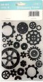 Kamei Embossing Folder - Gears (4 x 6"): 