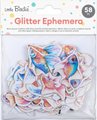 Little Birdie Glitter Ephemera - Fab Fins (58 Piece): 