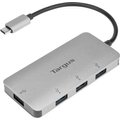 Targus USB-C to 4-Port USB-A Hub (Silver): 