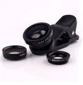 Raz Tech 3-in-1 Universal Camera Lens Kit for Smartphones, Tablets and Notebooks (Black): 