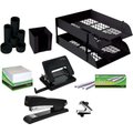 Treeline Letter Tray Combo Stationery Set (Black): 