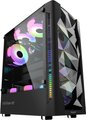 Armaggeddon Tritron 3 ATX Gaming Case with 3xARGB Fans (Black): 