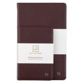 Leatherpress Cacao Brown Large Genuine African Leather Journal (Leather / fine binding): Leatherpress