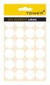 Tower S25 Round White Labels (25mm)(480 Labels): 