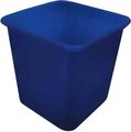 Treeline 16.5 Litre Square Waste Bin (Blue)(5 Pack): 
