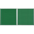 Parrot Education Board - Side Swing Leaf: Non Magnetic Chalkboard with Line/Squares (1220 x 1210mm) - Requires Centre Panel: 