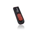 Adata C008 Retractable USB Flash Drive (USB 2.0)(16GB)(Black & Red): 
