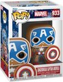 Funko Pop! Marvel Holiday Vinyl Figure - Gingerbread Captain America: 