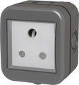 Masterplug IP66 Single Unswitched 16A SA Outdoor Socket (1 x 3 Pin): 