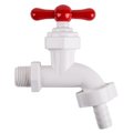 Tap with Nylon Hose Connection (15mm) (Pack of 2): 