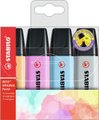 Stabilo Boss Pastel Highlighters (4 Pack): 
