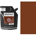 Sennelier Abstract Satin Acrylic Paint - Burnt Sienna 211 (500ml): 