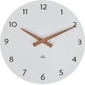 Alba On Time Wall Clock - No Frame (White)(30cm): 