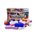 Smile Educational Toys  Interlocking Touch & Count Cubes 100 Piece Age 3+: 