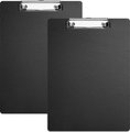 Black Clipboards for A4 Paper - (Vertical)(2 Pieces): 