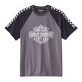 Men's Bar & Shield Raglan Short Sleeve Tee - 4XL: 