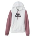 Women's Raglan Hoodie - Colourblock - L: 