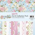 Uniquely Creative 12" Patchwork Roses Collection Pack (16 Sheets): 