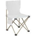 Deli Outdoor Camping Fishing Folding Chair 65x39x39cm - White: 