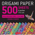 Origami Paper 500 sheets Kaleidoscope Patterns 6" (15 cm) - Tuttle Origami Paper: Double-Sided Origami Sheets Printed with 12...
