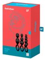 Satisfyer Booty Call Plugs - Black (Set of 3): 