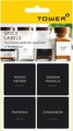 Pre-printed Spice labels Chalkboard: 