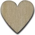 Dala Die-Cut Wood Pack - Hearts (5cm)(6 Pack): 