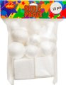 Dala Foam Assorted Shapes (18 Pack): 
