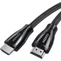 UGREEN HDMI V2.1 8K@60Hz Male to Male 5m Braided Cable (Black) - with Transmission Speed Up to 48Gbps & Solid Nickle-Plated...