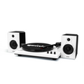 Gemini TT 900 - 3-speed Turntable with Bluetooth 2-way Stereo Speakers - Black/White: 