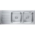 Sink double 1200x500 70mm sit on 0.6mm: 