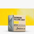 Jackson's Artist Watercolour Paint - Cadmium Yellow Light (Half Pan): 