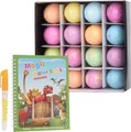 Playful Panda Kids 16 Bath Bombs and Dinosaurs Book: 