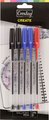 Croxley Create Ballpoint Pens - Standard Assorted (5 Pack): 