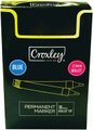 Croxley Perm. Marker - Blue Bullet (Box of 10): 