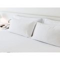Rey's Fine Linen - Pillow Cover Set - Oxford - 100% Cotton - 300 Thread Count - White - Standard: 