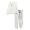 Women's Bar & Shield Long Sleeve Pajama Set - M: 