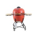 Kamado Jumbo Phoenix 27" ? Ceramic Grill (red): 