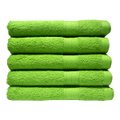 Bunty Plush Hand Towel (Jasmine Green)(450GSM)(50x90cm)(5 Pack): 
