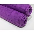 Bunty Plush 100% Cotton Bath Mat (Royal Lilac)(Pack of 2)(750gsm)(50 x 80cm): 