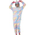 Iconix Adults Glow-in-the-Dark Unicorn Onesie (Perfect Pastel)(S): 