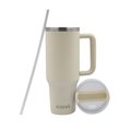 Iconix 1.2L Stainless Steel Travel Flask - with Silicone Lid (Cream): 