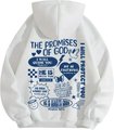 Women's Inspirational Quote Hoodie (White, Small): 